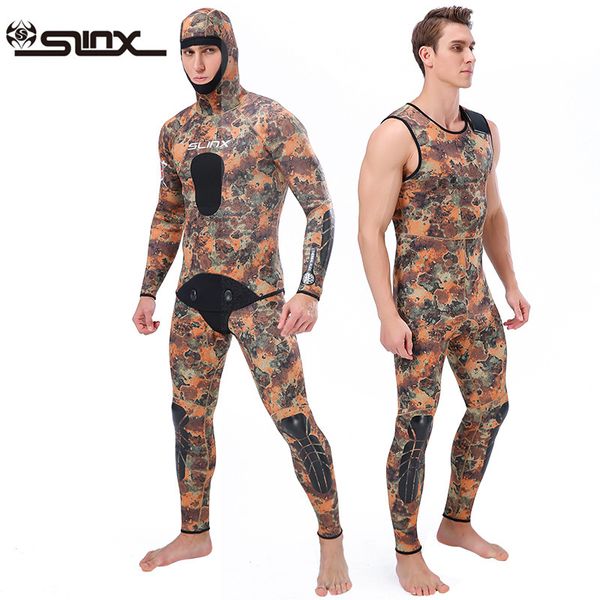 slinx professional fish hunting suit 3mm camouflage split diving suit hooded warm shooting diving, White;black
slinx professional fish hunting suit 3mm camouflage split diving suit hooded warm shooting diving, White;black