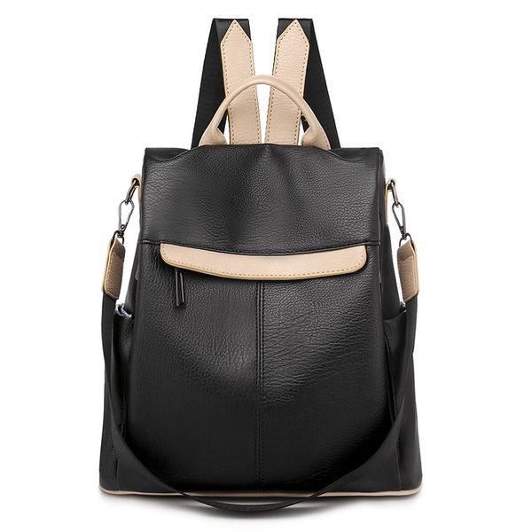 women's bag simple fashion casual women's backpack business pure color travel backpack
women's bag simple fashion casual women's backpack business pure color travel backpack