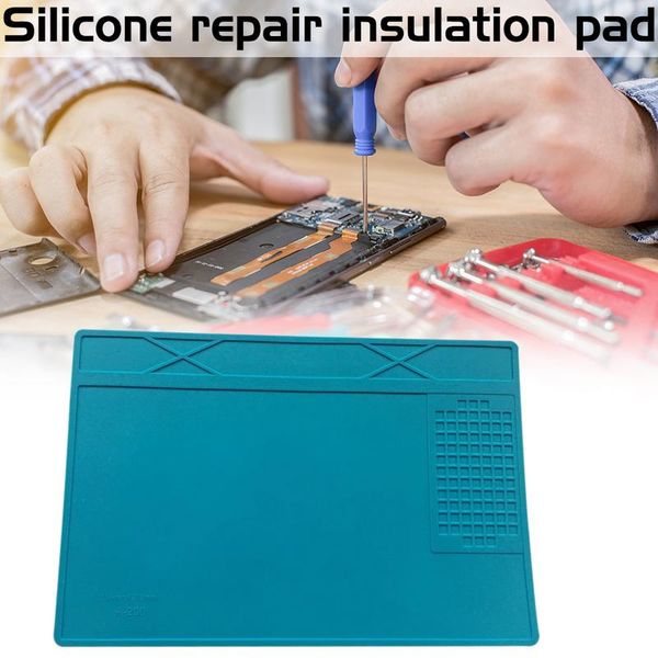 1pcs 310*210mm silicone repair insulation pad soldering station pad to make your repair work easy
1pcs 310*210mm silicone repair insulation pad soldering station pad to make your repair work easy