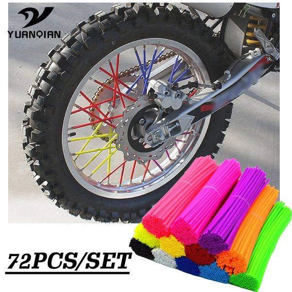 72 pcs universal moto dirt bike enduro off road wheel rim spoke skins covers for suzuki dr-z50 v-strom 650 1000 dr650se tu250x
72 pcs universal moto dirt bike enduro off road wheel rim spoke skins covers for suzuki dr-z50 v-strom 650 1000 dr650se tu250x