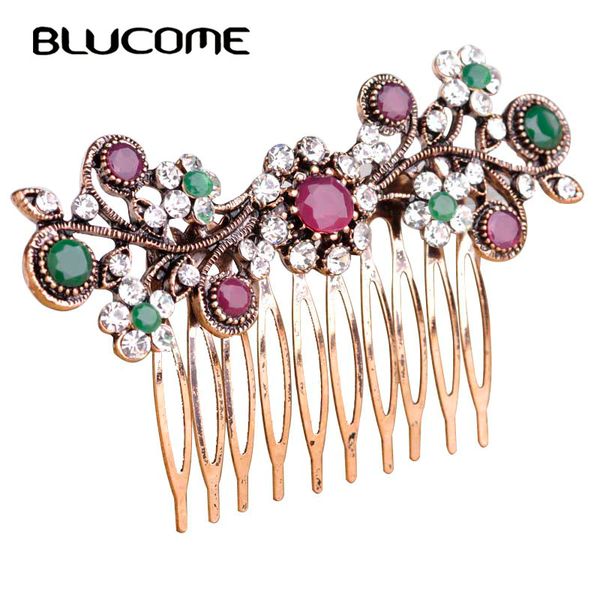 blucome vintage turkish wedding accessories for bridal rhinestone crystals flower floral hair combs hair jewelry for women girls, Golden;white
blucome vintage turkish wedding accessories for bridal rhinestone crystals flower floral hair combs hair jewelry for women girls, Golden;white