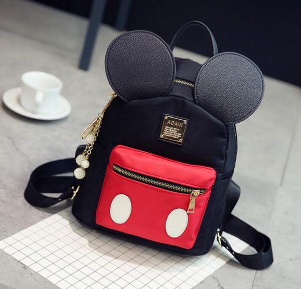 Designer Woman Backpack Nylon Black Grils School Backpack Mini Travel Backpacks Fashion Kids School Rucksack Cute Mickey Backpacks/5
Designer Woman Backpack Nylon Black Grils School Backpack Mini Travel Backpacks Fashion Kids School Rucksack Cute Mickey Backpacks/5