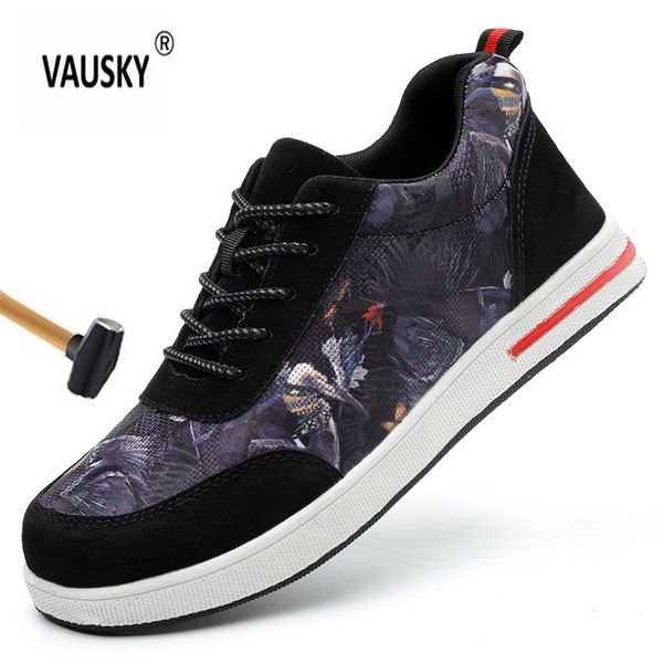 new 2019 fashion men safety shoes steel toe color canvas work shoes anti-smashing piercing protective casual sneaker, Black
new 2019 fashion men safety shoes steel toe color canvas work shoes anti-smashing piercing protective casual sneaker, Black