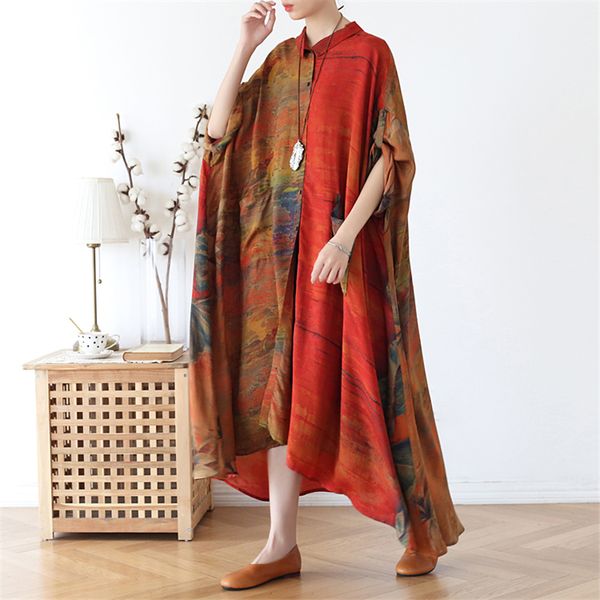qpfjqd women oversize shirt dresses plus size bat sleeve autumn spring ladies turn down collar retro print floral party dress, Black;gray
qpfjqd women oversize shirt dresses plus size bat sleeve autumn spring ladies turn down collar retro print floral party dress, Black;gray