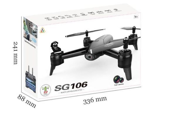 2020 sg106 uav 22mins 1080p / 4k flight rc drone-rtf оптический поток / высота удержания hd двойные камеры жест фото rc вертолет
2020 sg106 uav 22mins 1080p / 4k flight rc drone-rtf оптический поток / высота удержания hd двойные камеры жест фото rc вертолет