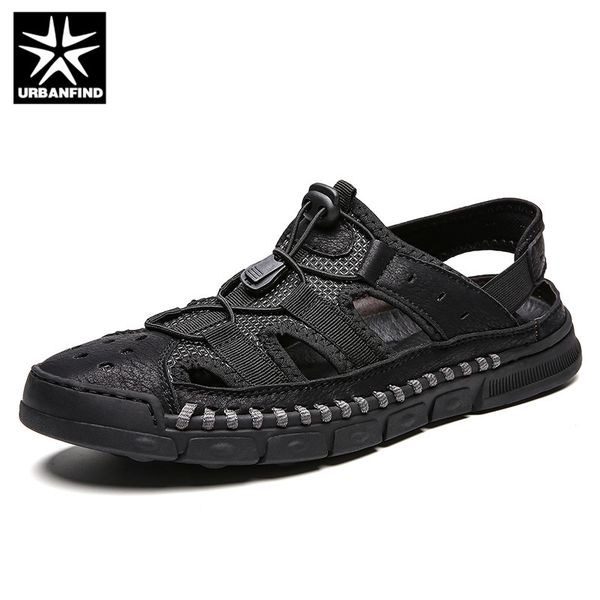 2019 comfortable handmade men sandals soft summer men's shoes retro sewing casual beach shoes, Black
2019 comfortable handmade men sandals soft summer men's shoes retro sewing casual beach shoes, Black