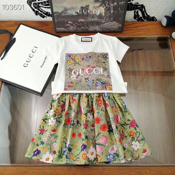 new2020 kids girls floral sets baby girl fashion cotton t-shirts +flower tutu outfits, White
new2020 kids girls floral sets baby girl fashion cotton t-shirts +flower tutu outfits, White