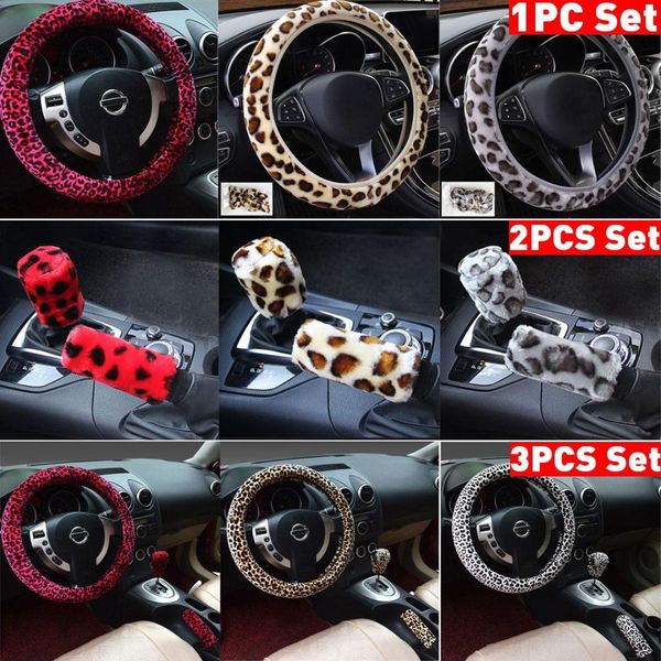 15 inch universal soft plush car steering wheel covers dish sets leopard pattern winter steering wheel car interior accessories
15 inch universal soft plush car steering wheel covers dish sets leopard pattern winter steering wheel car interior accessories