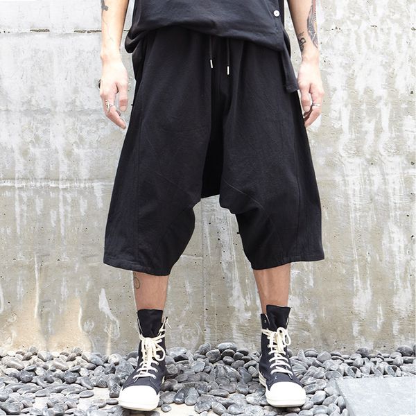 men japan dark black cotton linen low crotch casual pant male loose harem trousers streetwear hip hop wide leg pant
men japan dark black cotton linen low crotch casual pant male loose harem trousers streetwear hip hop wide leg pant