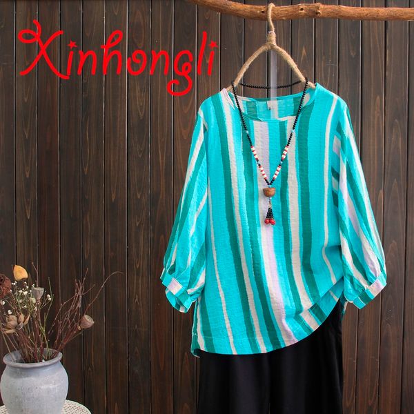 plus size lantern half sleeve striped cotton women blouse 2019 spring summer new casual ladies o-neck shirt female oversize, White
plus size lantern half sleeve striped cotton women blouse 2019 spring summer new casual ladies o-neck shirt female oversize, White