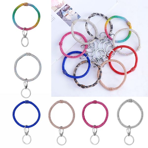 9 styles colorful rhinestone bracelet key ring bangle circle key ring wristlet fashion accessories jewelry, Silver
9 styles colorful rhinestone bracelet key ring bangle circle key ring wristlet fashion accessories jewelry, Silver