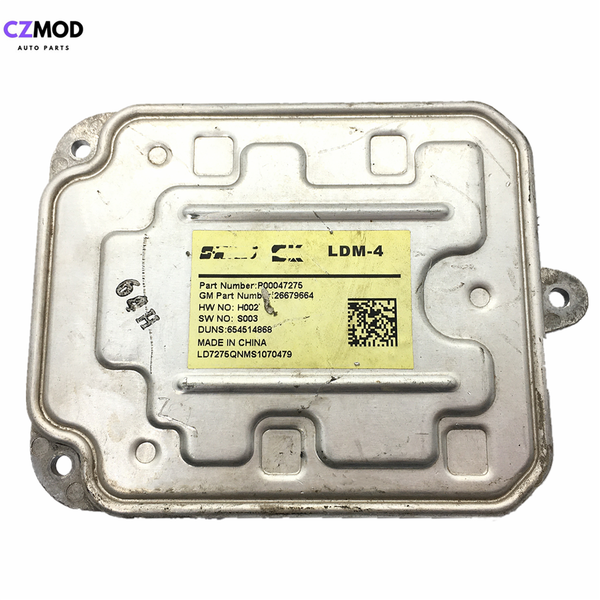 czmod original p00047275 26679664 h002 headlight hid ballast control unit module computer ldm-4 654514868 car accessories(used
czmod original p00047275 26679664 h002 headlight hid ballast control unit module computer ldm-4 654514868 car accessories(used