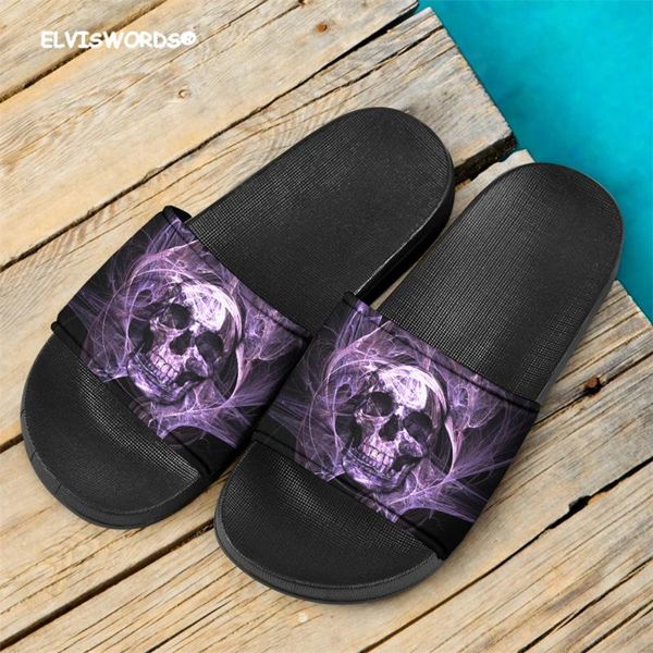 elviswords stylish skull design women slippers summer indoor casual flats man sandals non-slip home soft open-toe ladies slides, Black
elviswords stylish skull design women slippers summer indoor casual flats man sandals non-slip home soft open-toe ladies slides, Black