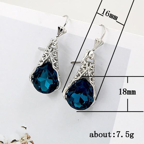 modyle silver color earrings blue water drop crystal cz stone dangle earrings women/girls long drop fashion jewelry
modyle silver color earrings blue water drop crystal cz stone dangle earrings women/girls long drop fashion jewelry