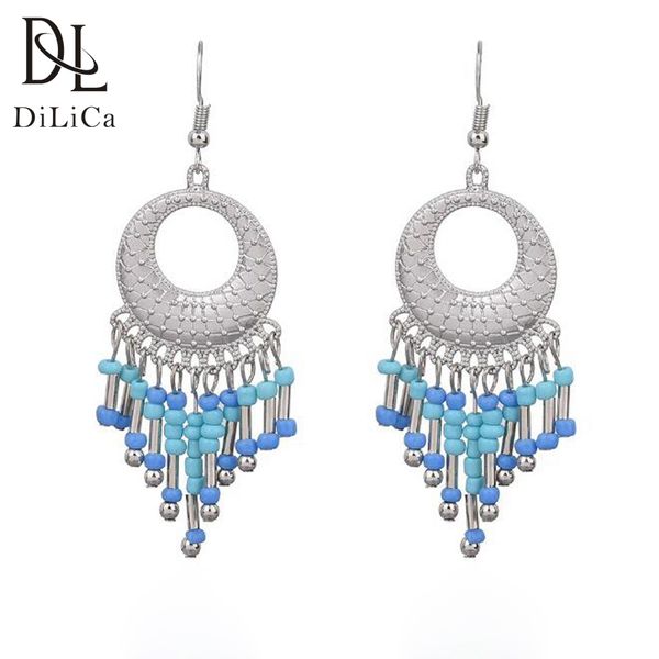 dilica fashion drop earrings vintage boho tassel earring bohemian dangle earrings for women jewelry, Silver
dilica fashion drop earrings vintage boho tassel earring bohemian dangle earrings for women jewelry, Silver