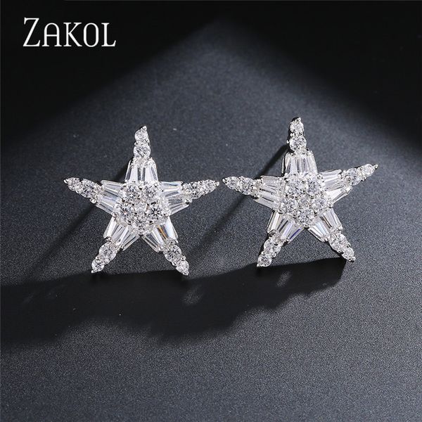 zakol exquisite star bridal earrings zirconia crystal stud earrings for women fashion wedding jewelry fsep500, Golden;silver
zakol exquisite star bridal earrings zirconia crystal stud earrings for women fashion wedding jewelry fsep500, Golden;silver