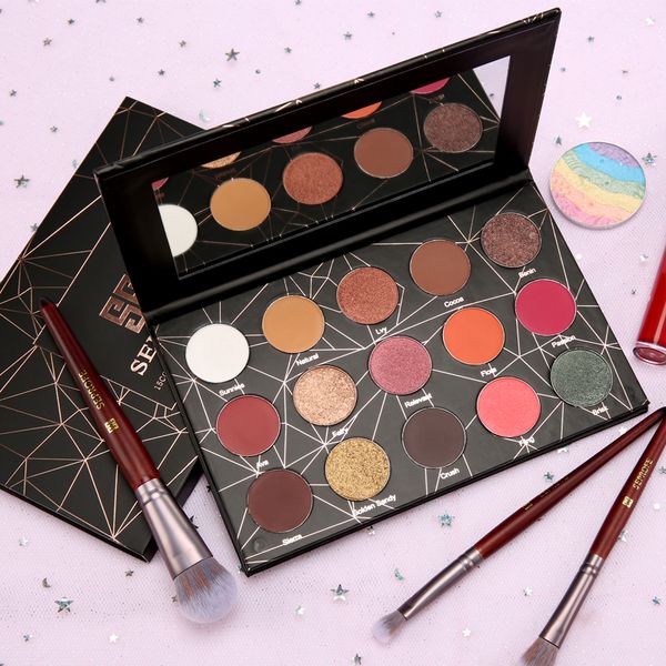 seprofe 15 color pigmented marble eyeshadow palette waterproof black long lasting easy to wear natural glitter matte shimmer
seprofe 15 color pigmented marble eyeshadow palette waterproof black long lasting easy to wear natural glitter matte shimmer