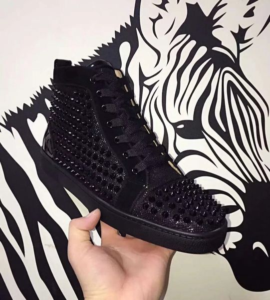 2019 designers shoe red bottom luxury shoes fashion brand studded spikes flat luxury shoe brand fashion luxury designer sneakers, Black
2019 designers shoe red bottom luxury shoes fashion brand studded spikes flat luxury shoe brand fashion luxury designer sneakers, Black