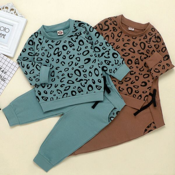 1-4 years toddler infant outfits leopard print sweatshirt pullover long pants baby girls clothes kids tracksuits for boys, White
1-4 years toddler infant outfits leopard print sweatshirt pullover long pants baby girls clothes kids tracksuits for boys, White