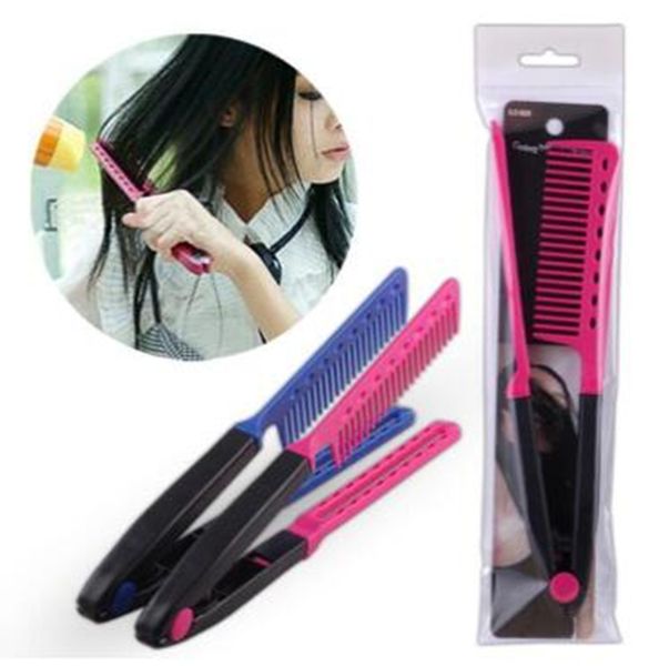 professional hair combs v type hair straightener comb diy salon haircut hairdressing styling tool barber anti-static combs brush, Silver
professional hair combs v type hair straightener comb diy salon haircut hairdressing styling tool barber anti-static combs brush, Silver