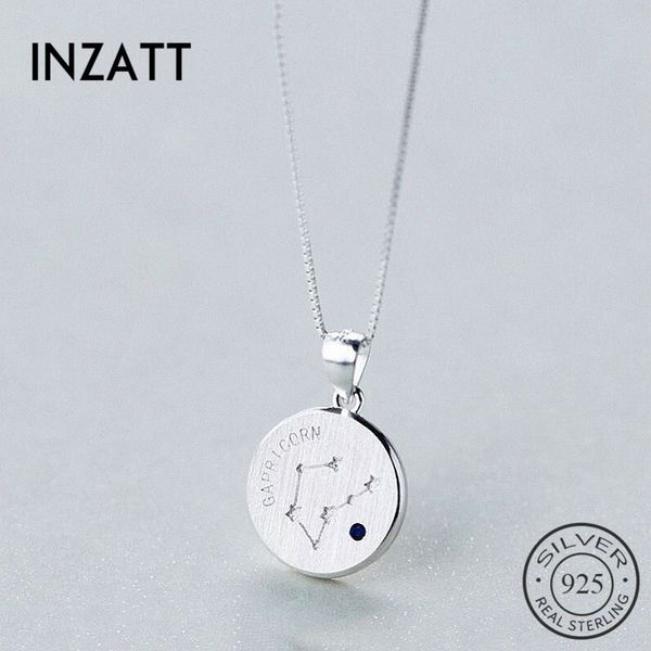 inzatt real 925 sterling silver fashion zircon constellation choker necklace fine jewelry for women birthday party gift 
inzatt real 925 sterling silver fashion zircon constellation choker necklace fine jewelry for women birthday party gift