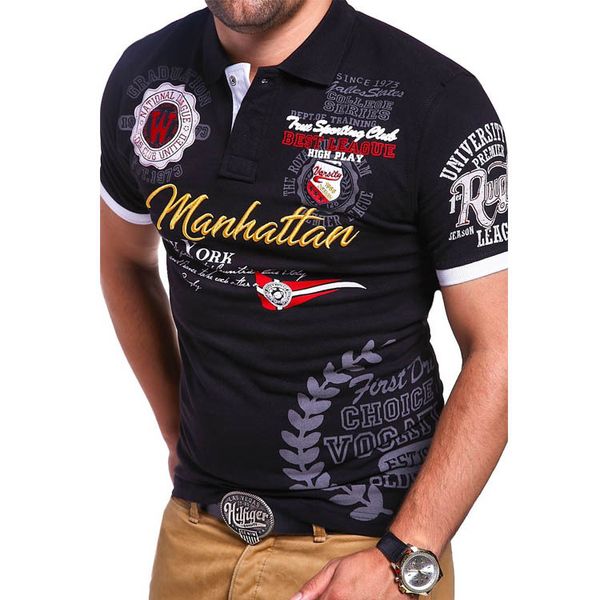 men's polo fashion mens slim polos casual letters print shirts mens european and american style breathable polo shirt 4 colors size s-3, White;black
men's polo fashion mens slim polos casual letters print shirts mens european and american style breathable polo shirt 4 colors size s-3, White;black