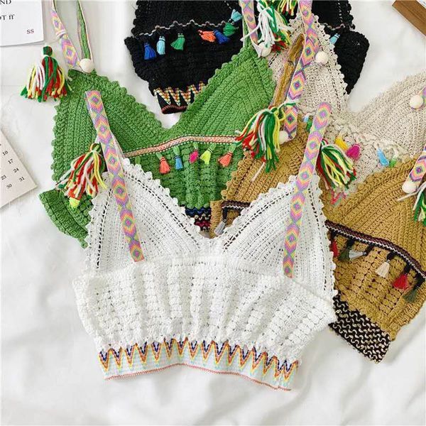 women clothes 2019 crop summer fashion fringe weave bohemian beach tank camis female debardeur femme, White
women clothes 2019 crop summer fashion fringe weave bohemian beach tank camis female debardeur femme, White