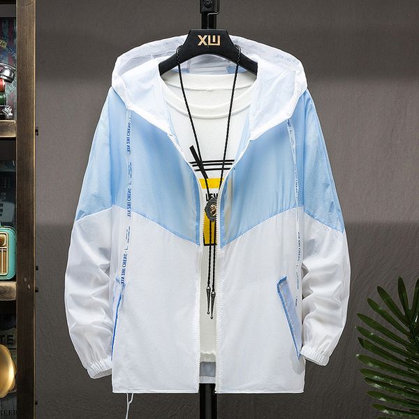 1pcs men plus size zipper jackets coats 2020 summer breathable splicing sunscreen thin hooded coats men's travel jacket, Black;brown
1pcs men plus size zipper jackets coats 2020 summer breathable splicing sunscreen thin hooded coats men's travel jacket, Black;brown