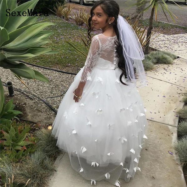 new coming princess dress with lace full sleeves covered with butterfly customized flower girl dress for wedding vestidos, Red;yellow
new coming princess dress with lace full sleeves covered with butterfly customized flower girl dress for wedding vestidos, Red;yellow