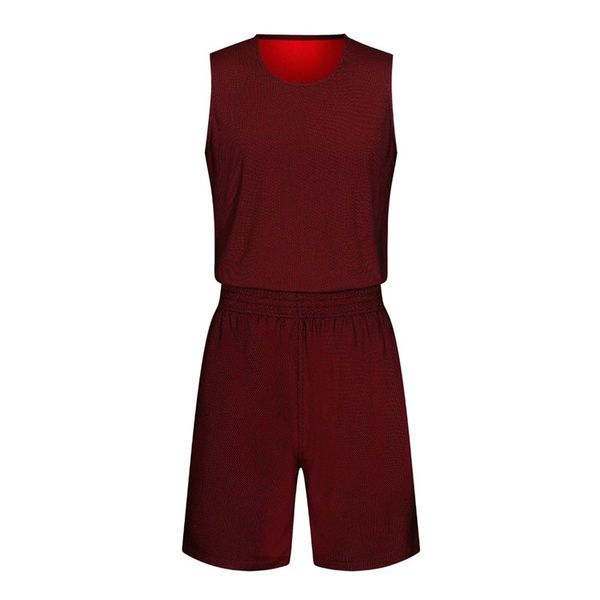 new style basketball uniform sets sports jersey for men 97, Black;red