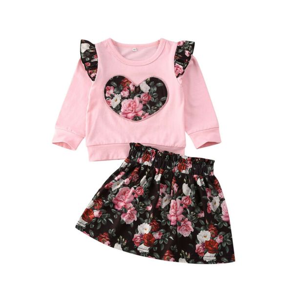 toddler kids baby girls clothes sets floral print sweatshirt a-line skirt 2pcs outfits clothes, White
toddler kids baby girls clothes sets floral print sweatshirt a-line skirt 2pcs outfits clothes, White