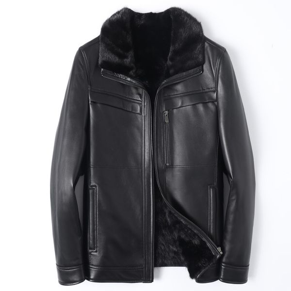 натуральная кожаная куртка овчина шубы мужские зимние парки из натурального меха шерстяные снег верхняя одежда роскошные мужские одежды, Black
натуральная кожаная куртка овчина шубы мужские зимние парки из натурального меха шерстяные снег верхняя одежда роскошные мужские одежды, Black