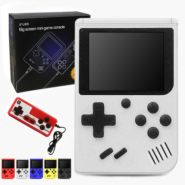 2 players portable handheld game players 400 games retro game console 8-bit 3.0 inch support av output with retail box
2 players portable handheld game players 400 games retro game console 8-bit 3.0 inch support av output with retail box