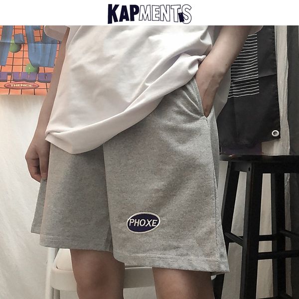 men's shorts kapments men casual embroidery sweat 2021 mens streetwear hip hop solid running male korean loose fashions joggers, White;black
men's shorts kapments men casual embroidery sweat 2021 mens streetwear hip hop solid running male korean loose fashions joggers, White;black