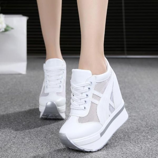 women shoes 2019 fashion breathable high heels ladies casual shoes vulcanize women platform shoes female chaussure, Black
women shoes 2019 fashion breathable high heels ladies casual shoes vulcanize women platform shoes female chaussure, Black