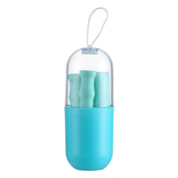1pc collapsible silicone straw travel drink tool reusable folding drinking straw with carrying case
1pc collapsible silicone straw travel drink tool reusable folding drinking straw with carrying case