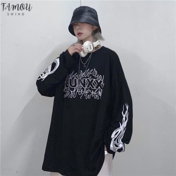 harajuku стиль уличная flame letters print tee shirt tops осеннее сыпучие длинным рукавом hip hop t shirt женщины мужчины одежда, White
harajuku стиль уличная flame letters print tee shirt tops осеннее сыпучие длинным рукавом hip hop t shirt женщины мужчины одежда, White