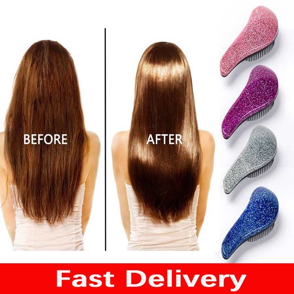 magic handle comb anti-static hair brush tangle detangle shower massage hairbrush comb salon hair beauty styling tool, Silver
magic handle comb anti-static hair brush tangle detangle shower massage hairbrush comb salon hair beauty styling tool, Silver
