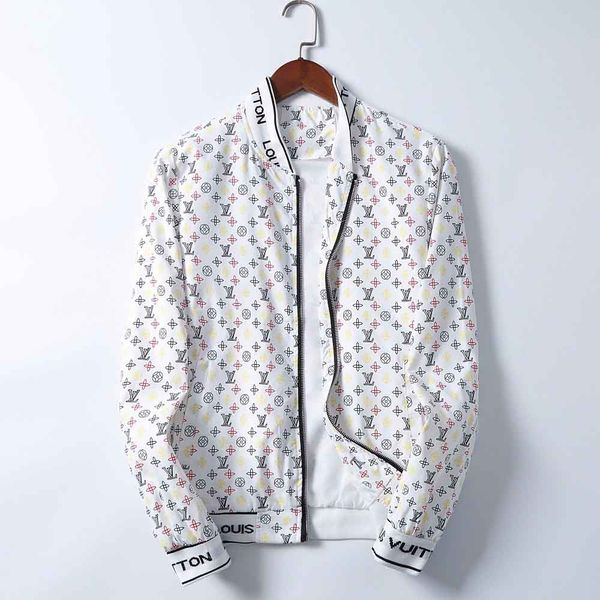 2020ss men's jacket trench coat long sleeve men's jacket hoodie garment zipper monogram plus size garment m-4xl
