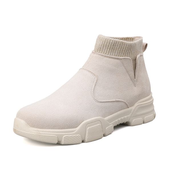 size45 mens boots leather ankle boots men casual combat boots autumn british style trend high socks mouth tooling shoes botines hombre, Black
size45 mens boots leather ankle boots men casual combat boots autumn british style trend high socks mouth tooling shoes botines hombre, Black