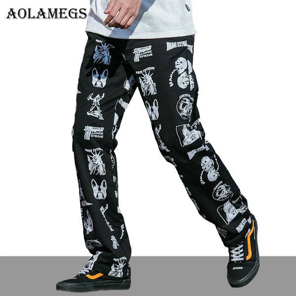 aolamegs pants men dog printed track harem pants high street hip hop fashion joggers straight sweatpants streetwear, Black
aolamegs pants men dog printed track harem pants high street hip hop fashion joggers straight sweatpants streetwear, Black