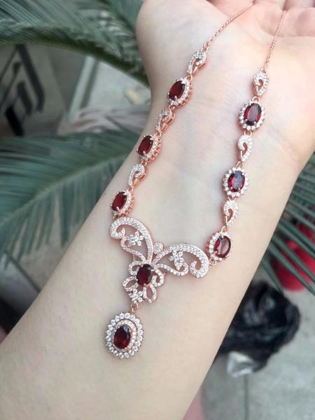 uloveido red garnet wedding pendant necklace women 925 sterling silver gemstone luxurious necklace pendant for girl fn291
uloveido red garnet wedding pendant necklace women 925 sterling silver gemstone luxurious necklace pendant for girl fn291