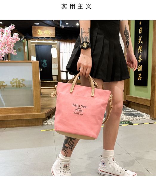 fashionable candy-coloured alphabet canvas bag leisure single shoulder slanting bauson series literature and art simple handbag
fashionable candy-coloured alphabet canvas bag leisure single shoulder slanting bauson series literature and art simple handbag