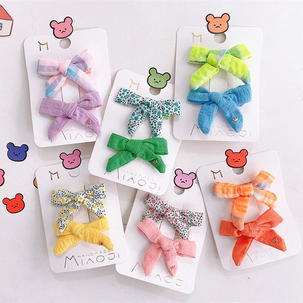 2 pcs new korean simple cute colorful printing fabric bow duckbill clip fashion sweet girl children hairpins hair accessories, Slivery;white
2 pcs new korean simple cute colorful printing fabric bow duckbill clip fashion sweet girl children hairpins hair accessories, Slivery;white