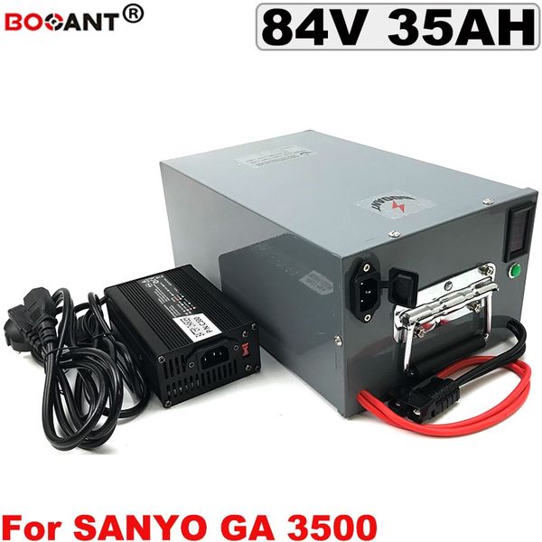 84v 35ah lithium battery for electric bike e-bike scooter 84v 3000w rechargeable battery for sanyo 18650 cell with a metal box
84v 35ah lithium battery for electric bike e-bike scooter 84v 3000w rechargeable battery for sanyo 18650 cell with a metal box
