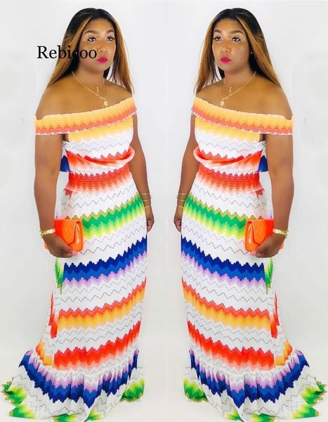 new women summer off shoulder wave striped print mermaid maxi dress floor length beach party long dresses vestidos, Black;pink
new women summer off shoulder wave striped print mermaid maxi dress floor length beach party long dresses vestidos, Black;pink