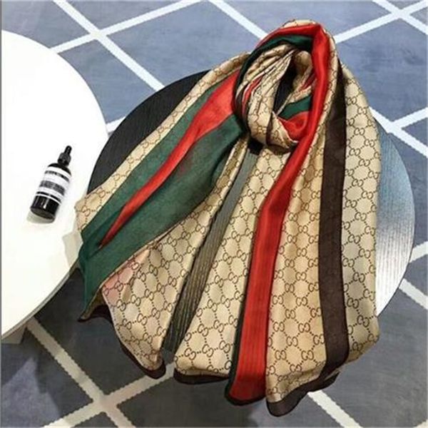 wholesale fashion luxurys silk scarf pashmina for women designers summer scarf women long shawl wrap 180x70cm, Blue;gray
wholesale fashion luxurys silk scarf pashmina for women designers summer scarf women long shawl wrap 180x70cm, Blue;gray