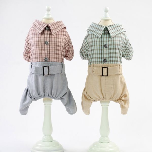 britain plaid pet jumpsuit cowboy bib pants dog leisure plaids shirt & pant 4-legged clothes set for dog boy
britain plaid pet jumpsuit cowboy bib pants dog leisure plaids shirt & pant 4-legged clothes set for dog boy