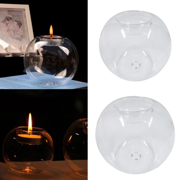 2pcs ball shape tea light holder clear glass candle holder centerpieces decoration
2pcs ball shape tea light holder clear glass candle holder centerpieces decoration