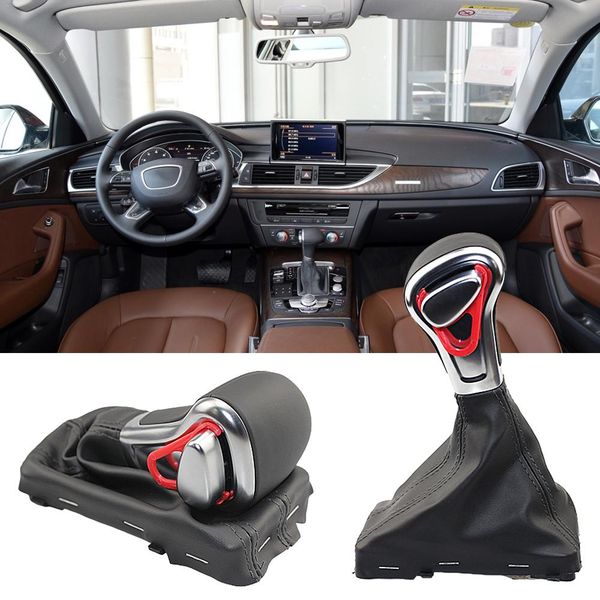 for a3 a4 a5 a6 black leather dust cover lhd gear shift knob head automatic shifting handball shift lever handle
for a3 a4 a5 a6 black leather dust cover lhd gear shift knob head automatic shifting handball shift lever handle
